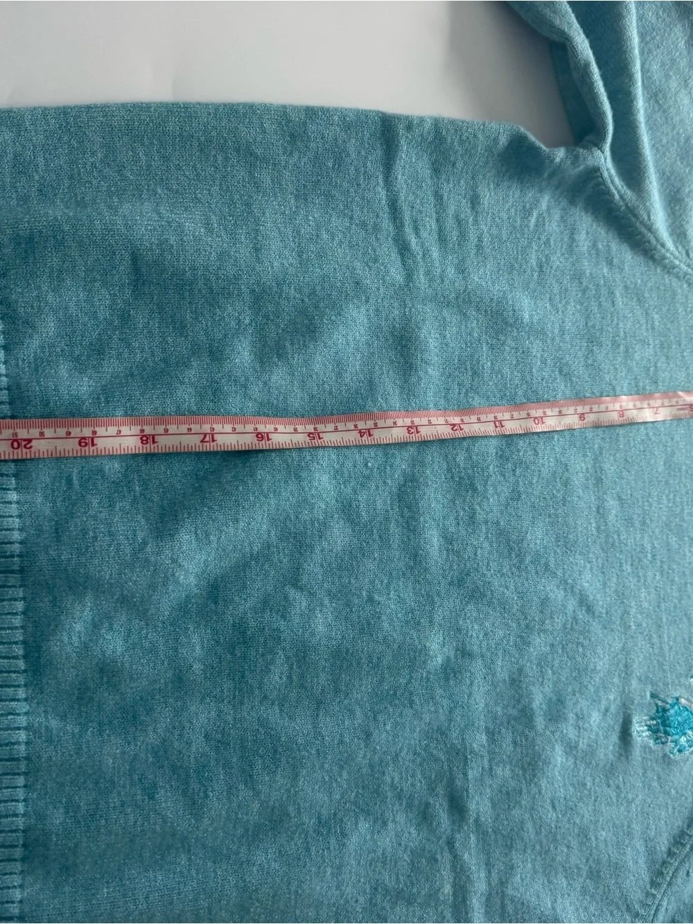 U.S. Polo Assn. Women's Crewneck Sweater in Teal Blue